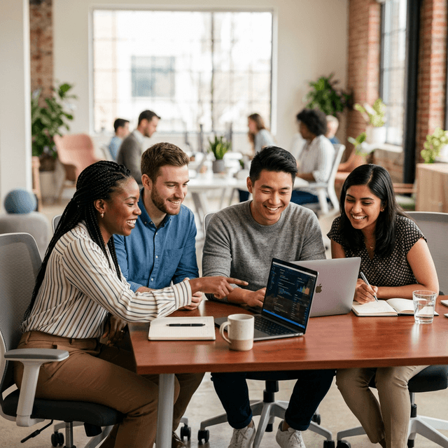 Syntera Studio team collaborating